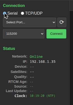 Connessione seriale